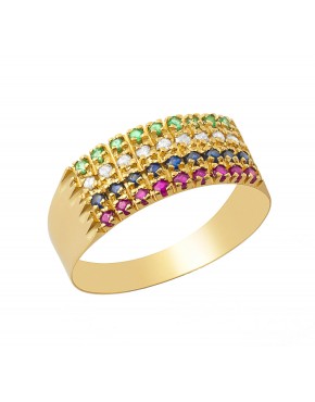 Meia aliança de ouro - 0025683 Meia aliança de ouro - 0025683